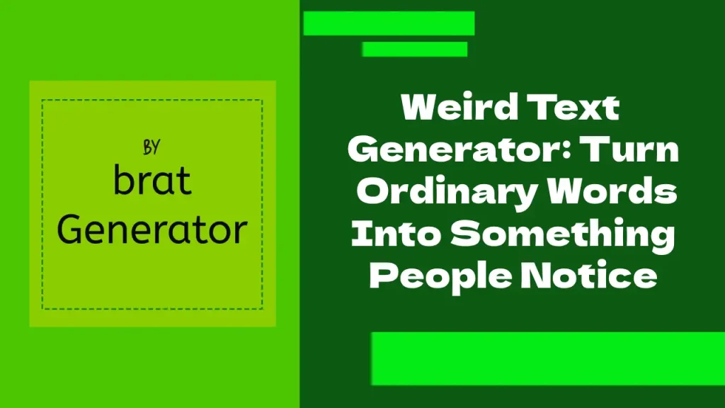 Weird Text Generator